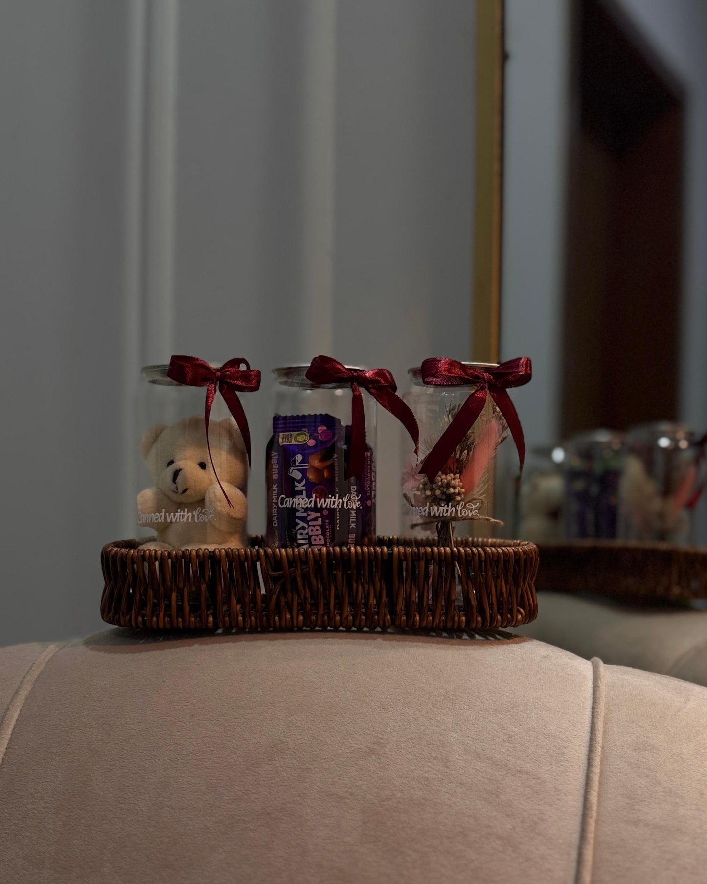 Premium Cane Gift tray