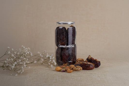 Amber Dates Filled with Whole Nuts