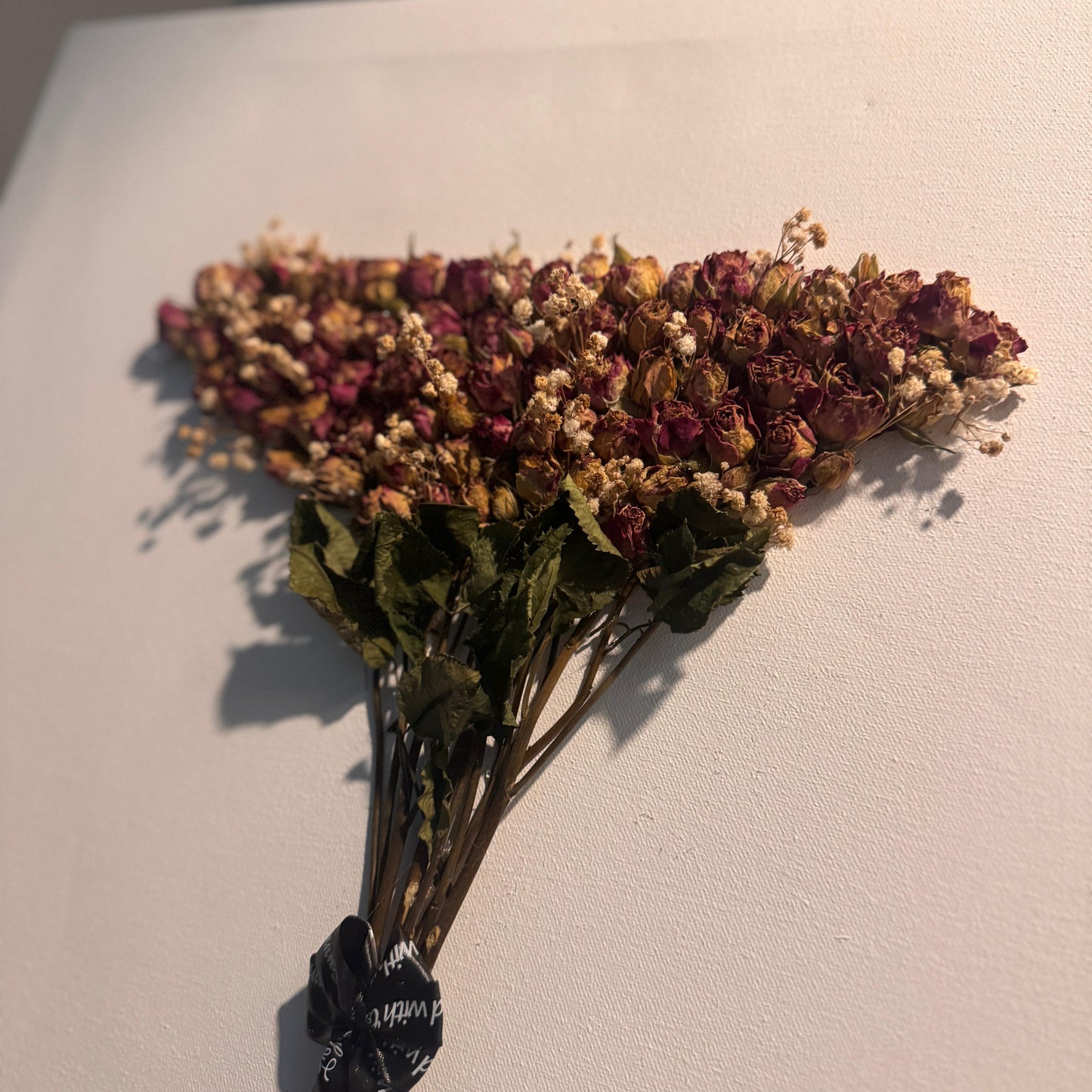 Eternal Hundred: Hand-Arranged Preserved Rose Canvas